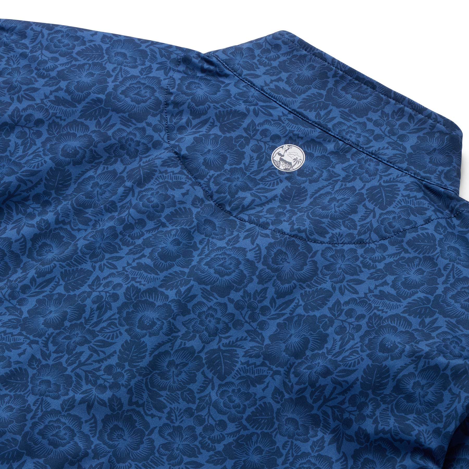 Reyn Spooner ISLAND BISCUS PERFORMANCE QUARTER ZIP in BLUE