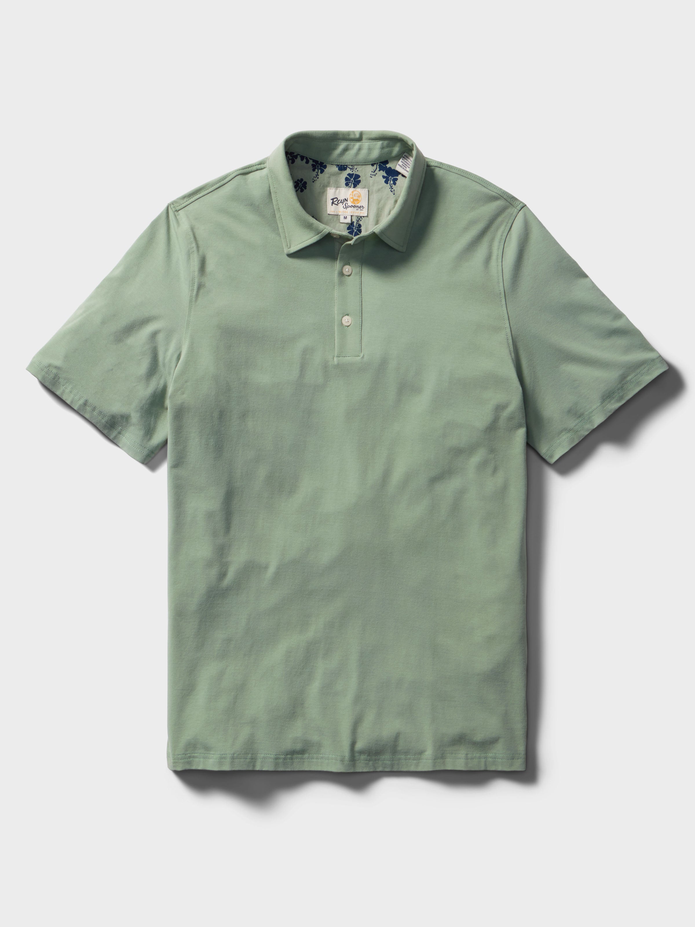 Reyn Spooner KONA COTTON POLO in LILYPAD