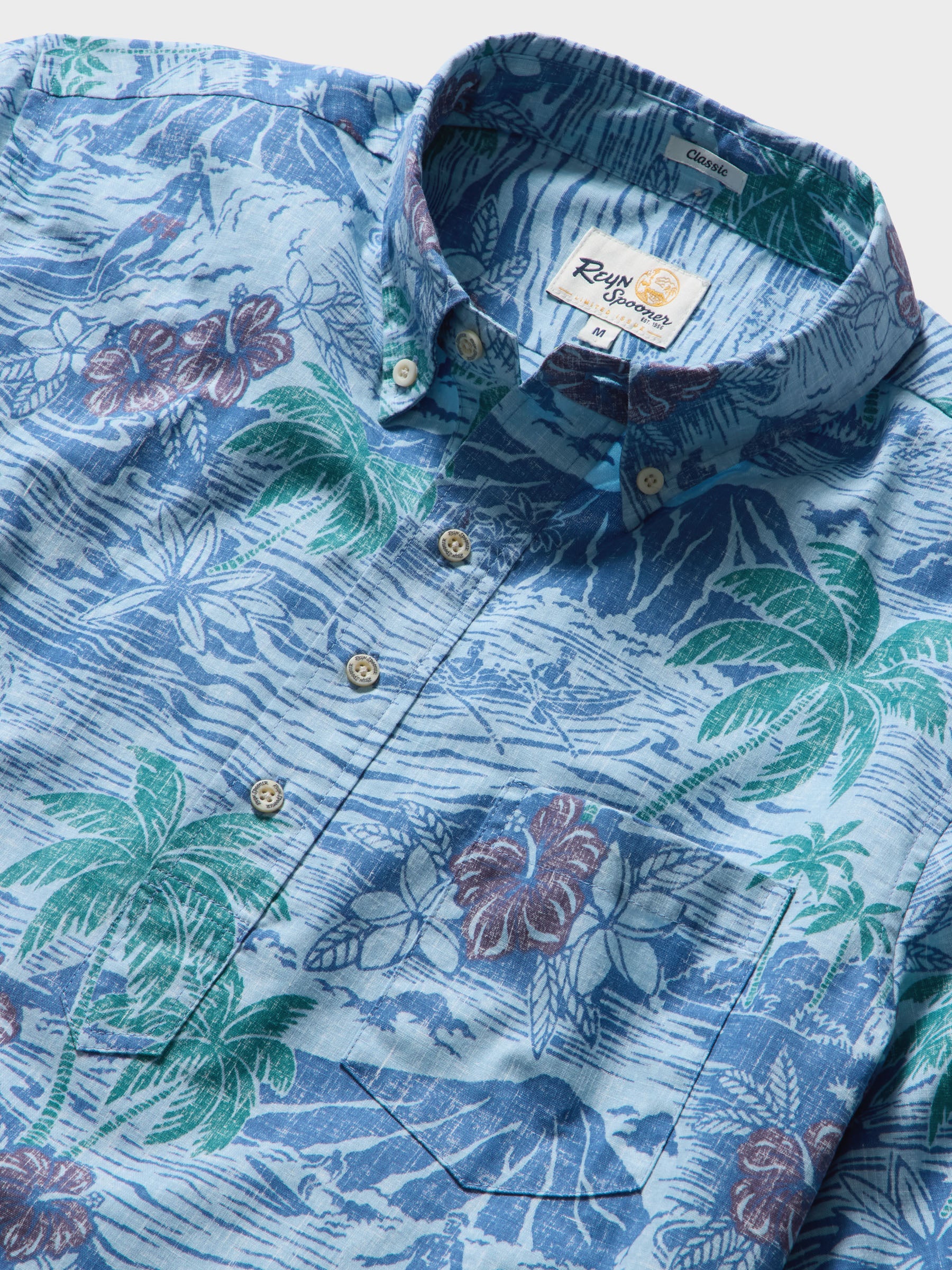 Reyn Spooner PARADISE FOUND PULLOVER in CHAMBRAY