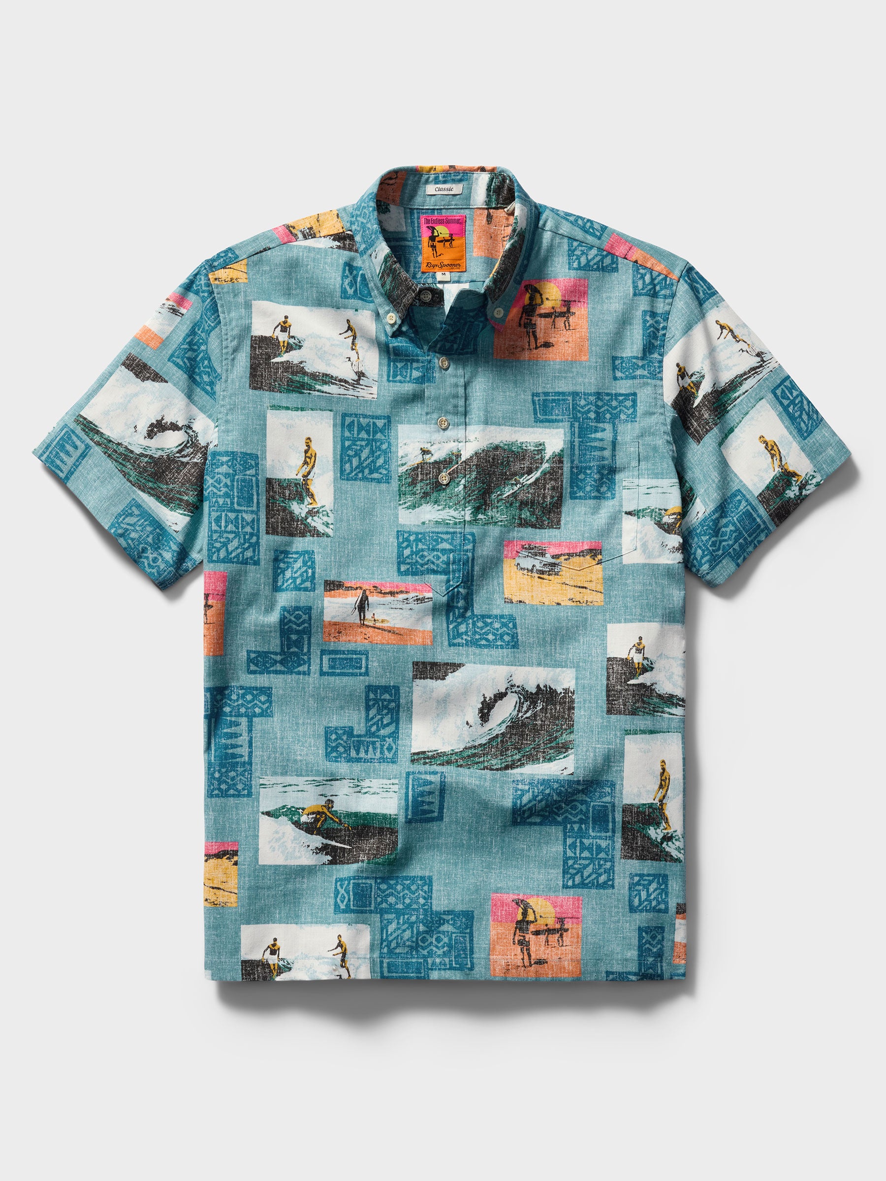 Reyn Spooner THE ENDLESS SUMMER 60TH COMMEMORATIVE PULLOVER in ADRIATIC BLUE