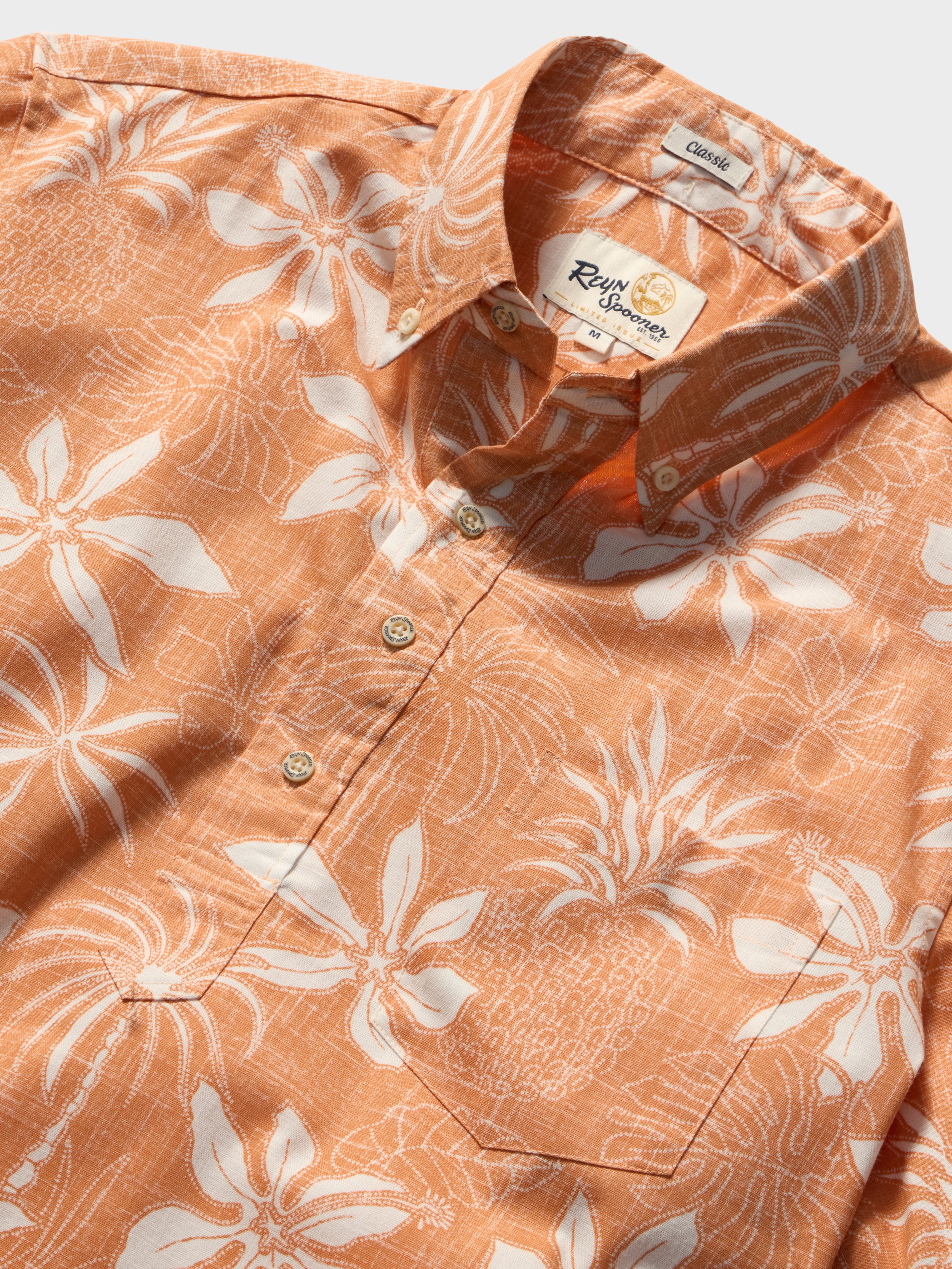 Reyn Spooner ISLAND DAZE PULLOVER in PAPAYA