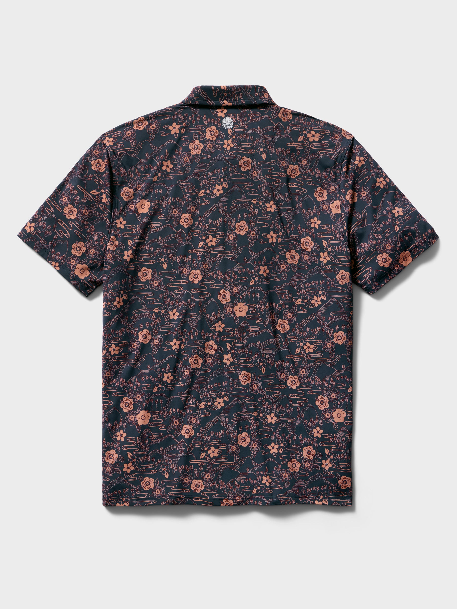 Reyn Spooner SAKURA FIELDS PERFORMANCE POLO in INDIGO