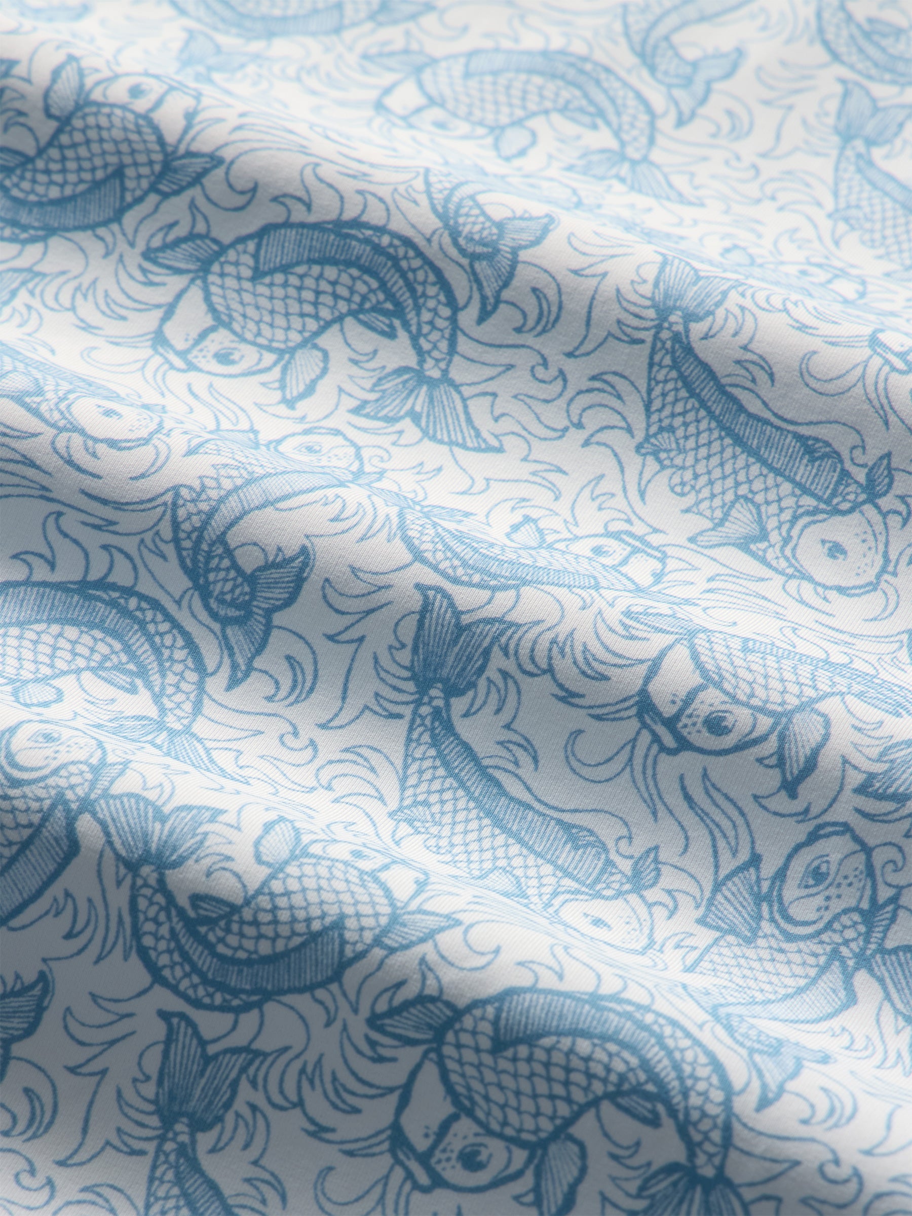 Reyn Spooner KOI POND PERFORMANCE POLO in WHITE