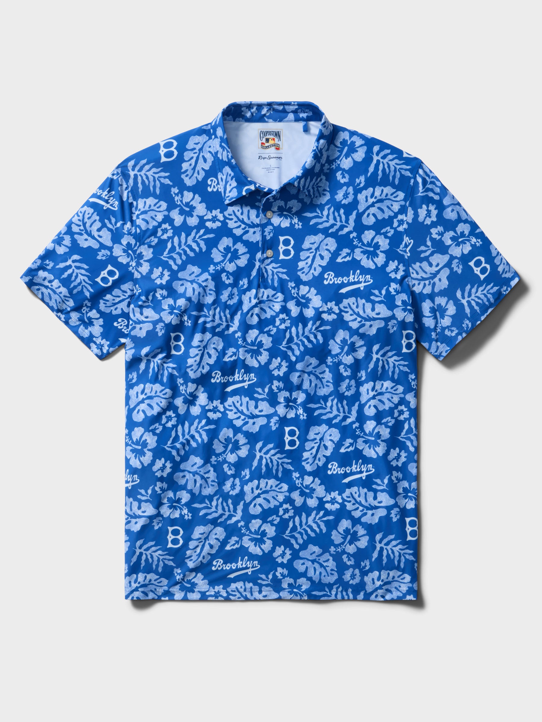 Reyn Spooner MLB® BROOKLYN DODGERS COOPERSTOWN PERFORMANCE POLO in BLUE