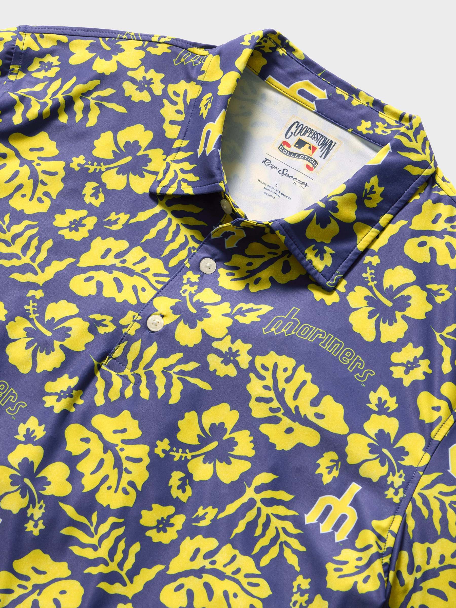 Reyn Spooner MLB® SEATTLE MARINERS COOPERSTOWN PERFORMANCE POLO in BLUE