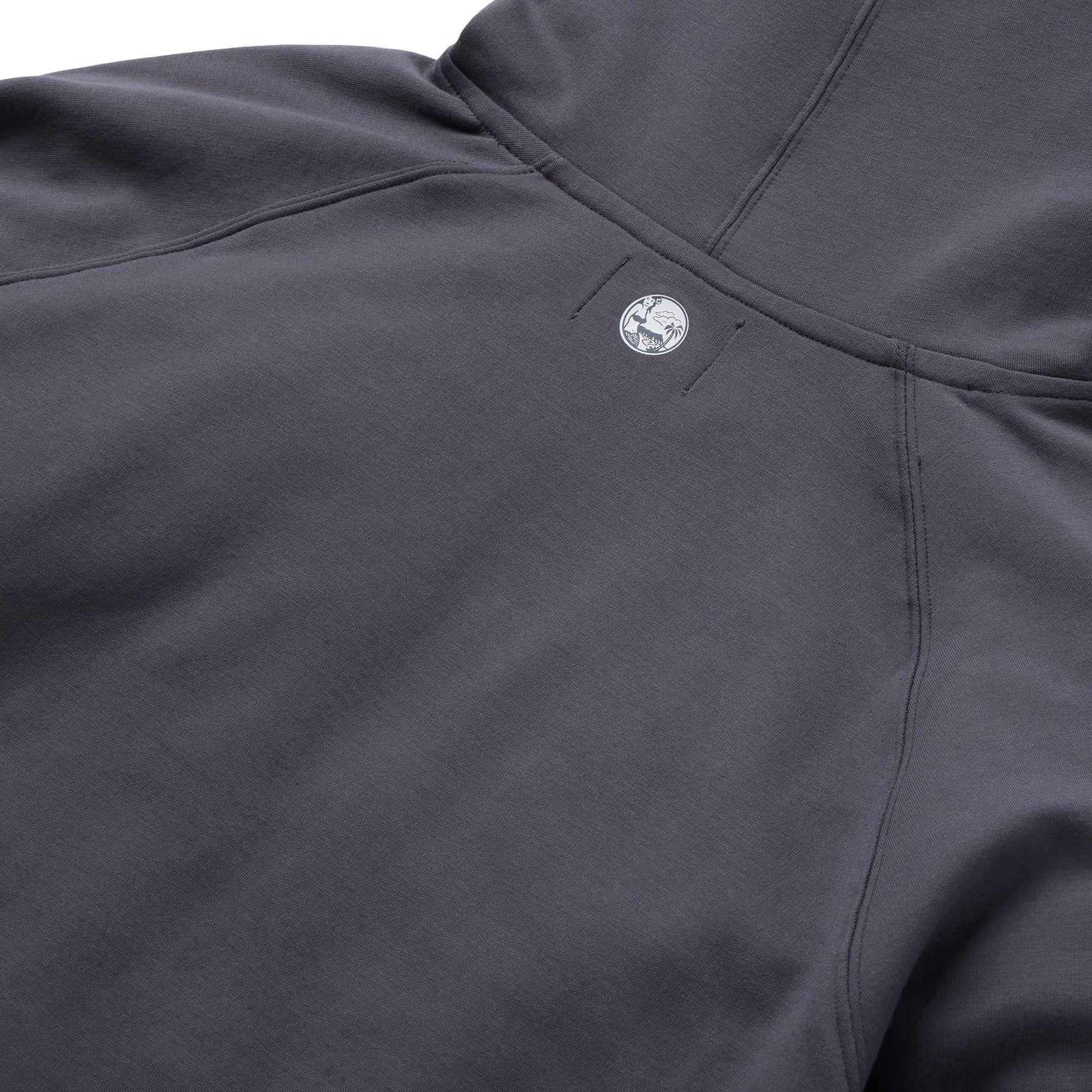 Reyn Spooner RAGLAN FLEECE HOODIE in HEATHERED CHARCOAL