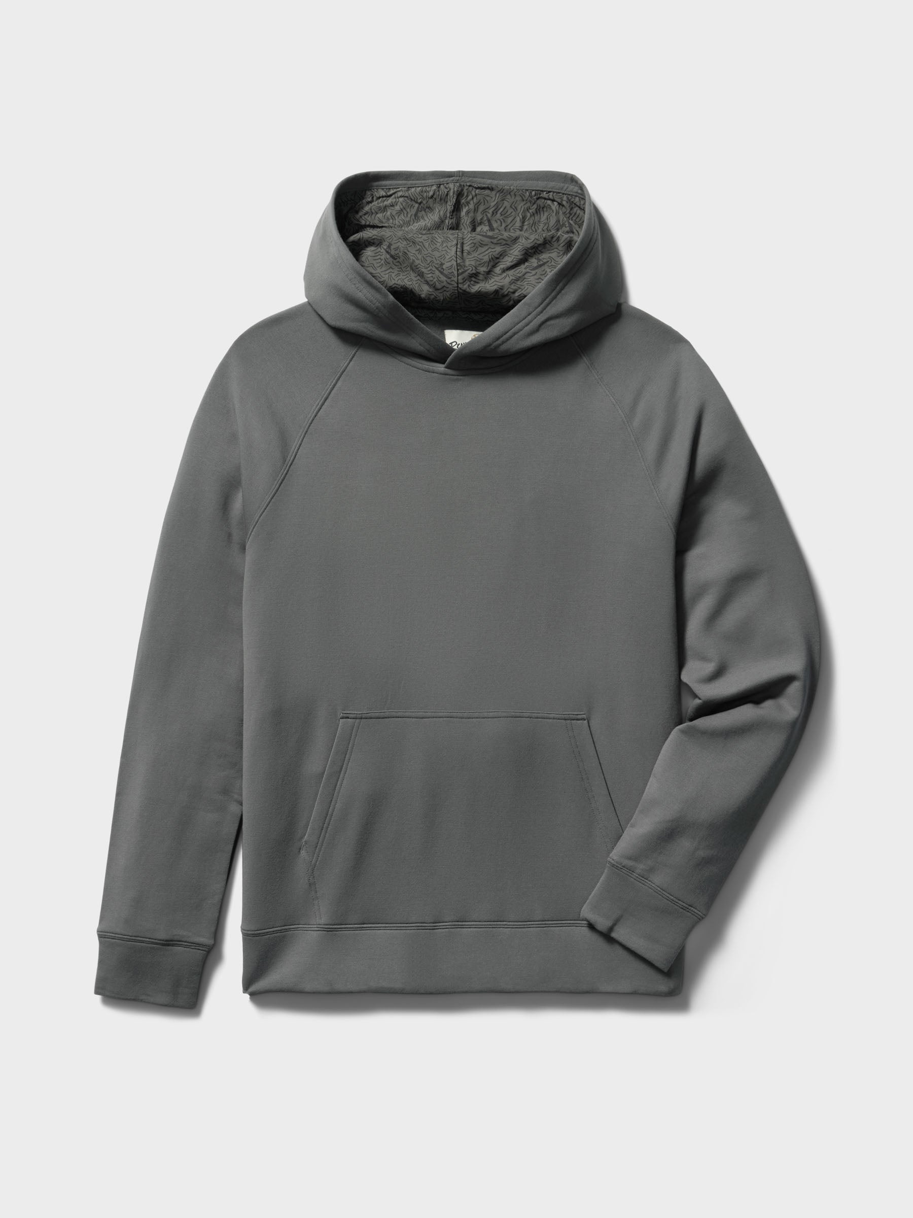Reyn Spooner RAGLAN FLEECE HOODIE in HEATHER CHARCOAL