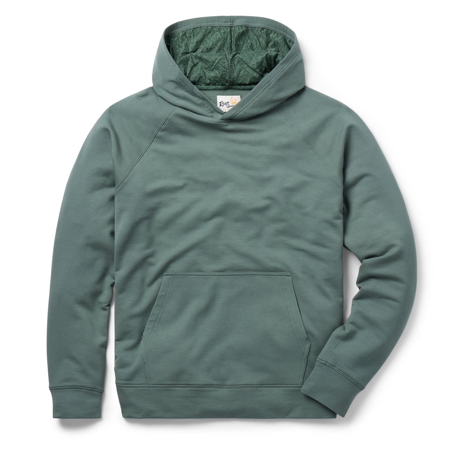 Reyn Spooner RAGLAN FLEECE HOODIE in OLIVE