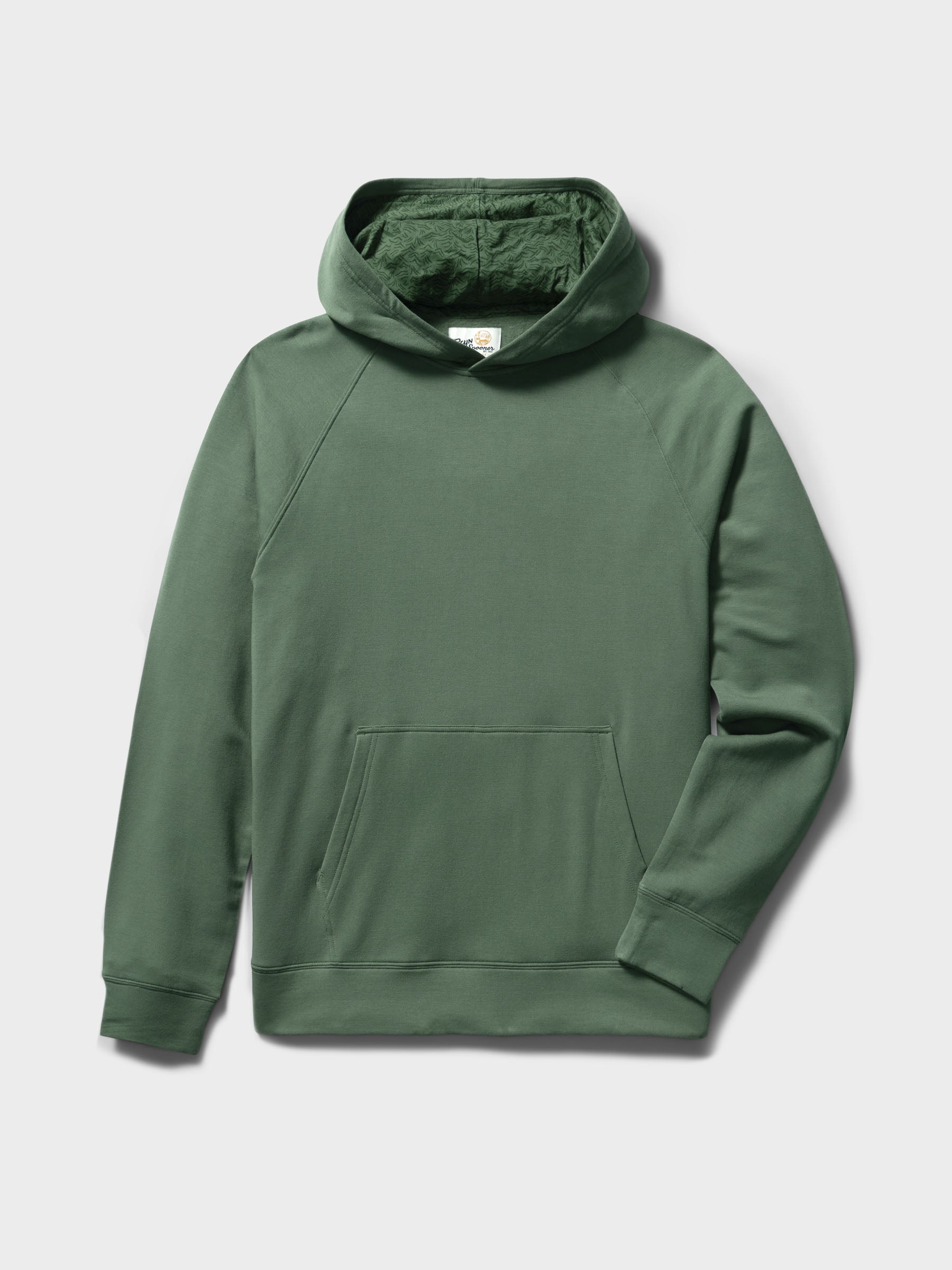 Reyn Spooner RAGLAN FLEECE HOODIE in OLIVE