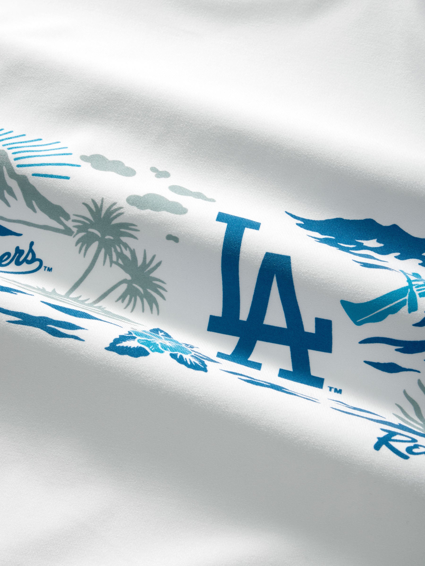 Reyn Spooner MLB® LOS ANGELES DODGERS WAIKIKI PERFORMANCE HOODIE in WHITE