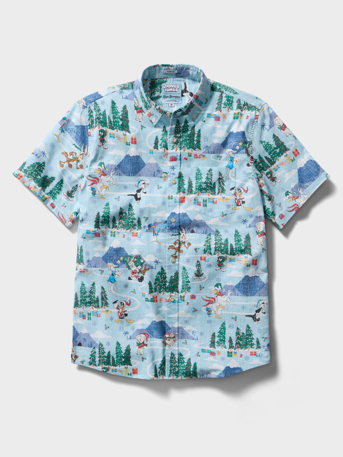 Reyn Spooner A LOONEY TUNES CHRISTMAS TAILORED in BLUE
