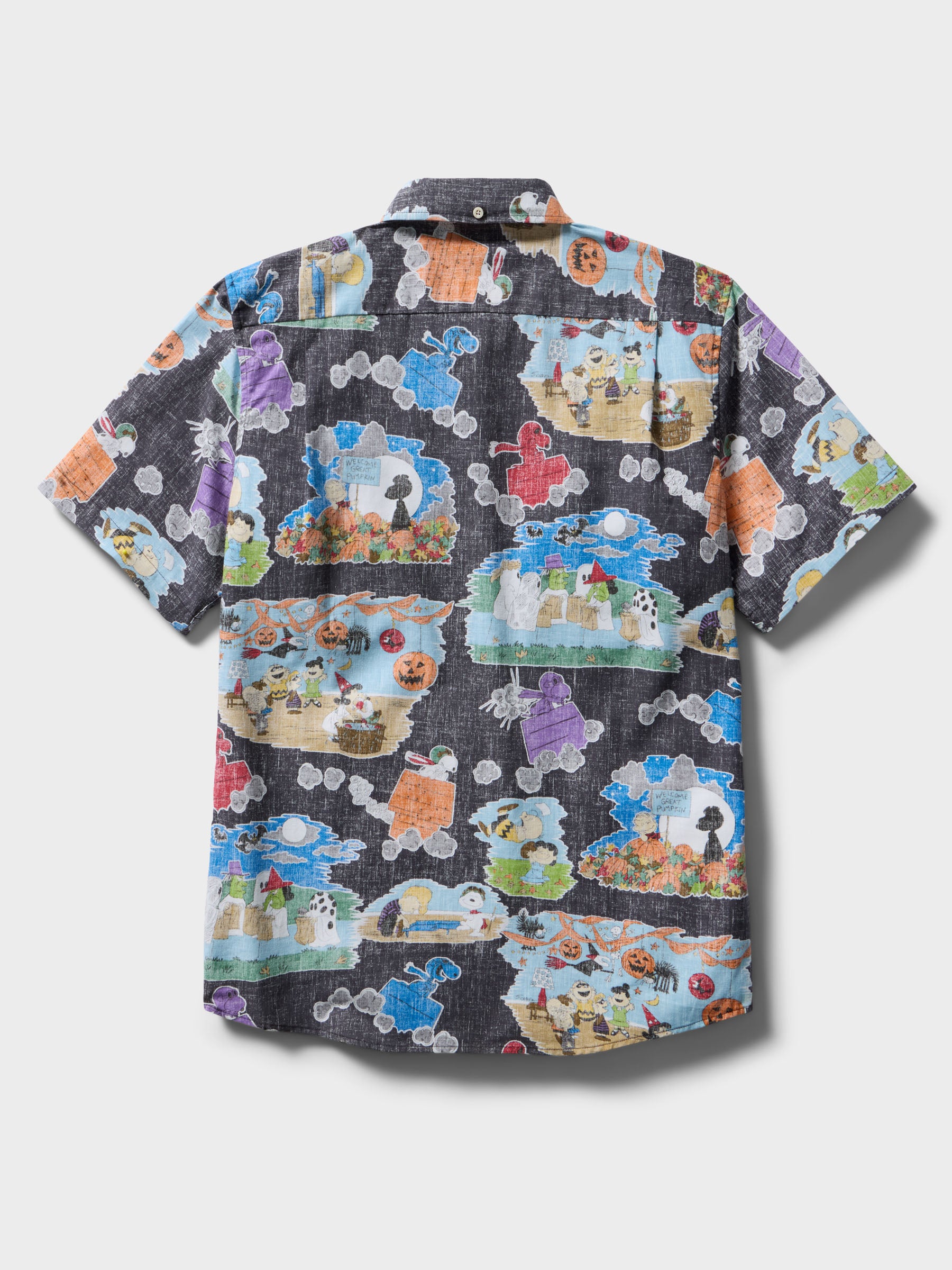 Reyn Spooner IT'S THE GREAT PUMPKIN, CHARLIE BROWN: 60TH ANNIVERSARY TAILORED in CHARCOAL