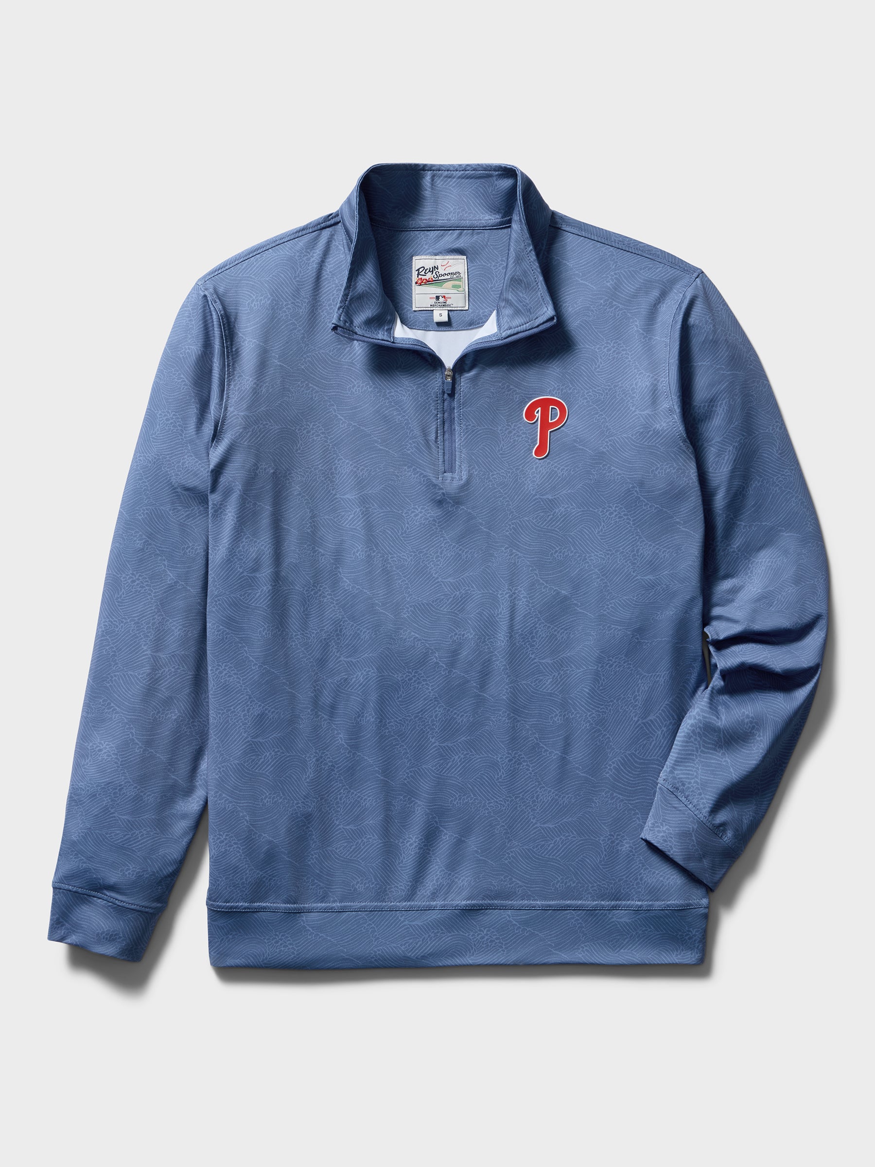 Reyn Spooner MLB® PHILADELPHIA PHILLIES QUARTER ZIP in MOLOKAI CHANNEL TRUE NAVY