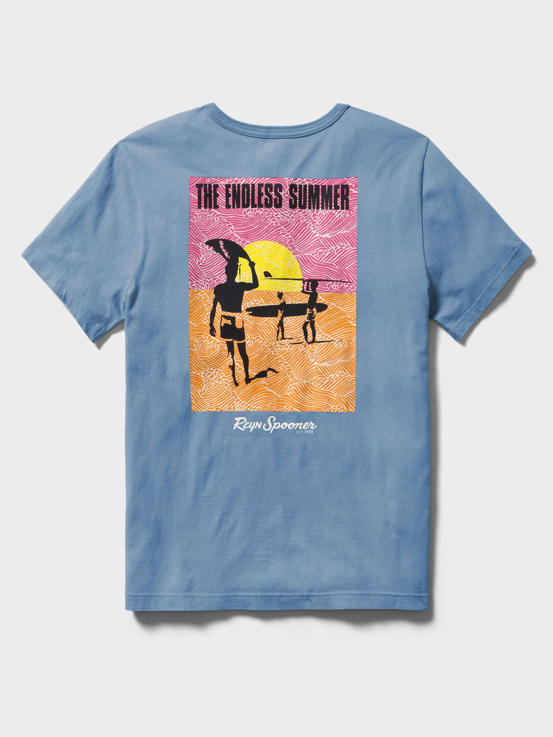 Reyn Spooner THE ENDLESS SUMMER GRAPHIC TEE in SLATE