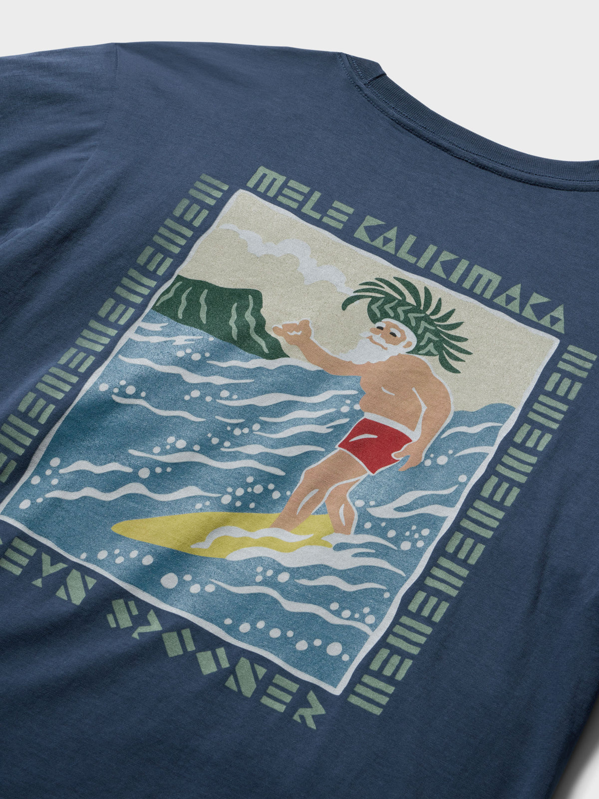 Reyn Spooner HOLIDAY SHAKA RIDER GRAPHIC TEE in NAVY