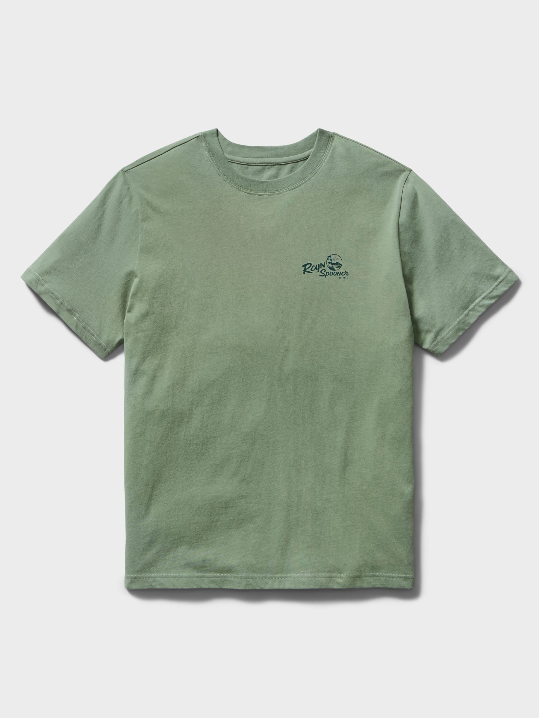 Reyn Spooner THE LANAI LOUNGE GRAPHIC TEE in PINE