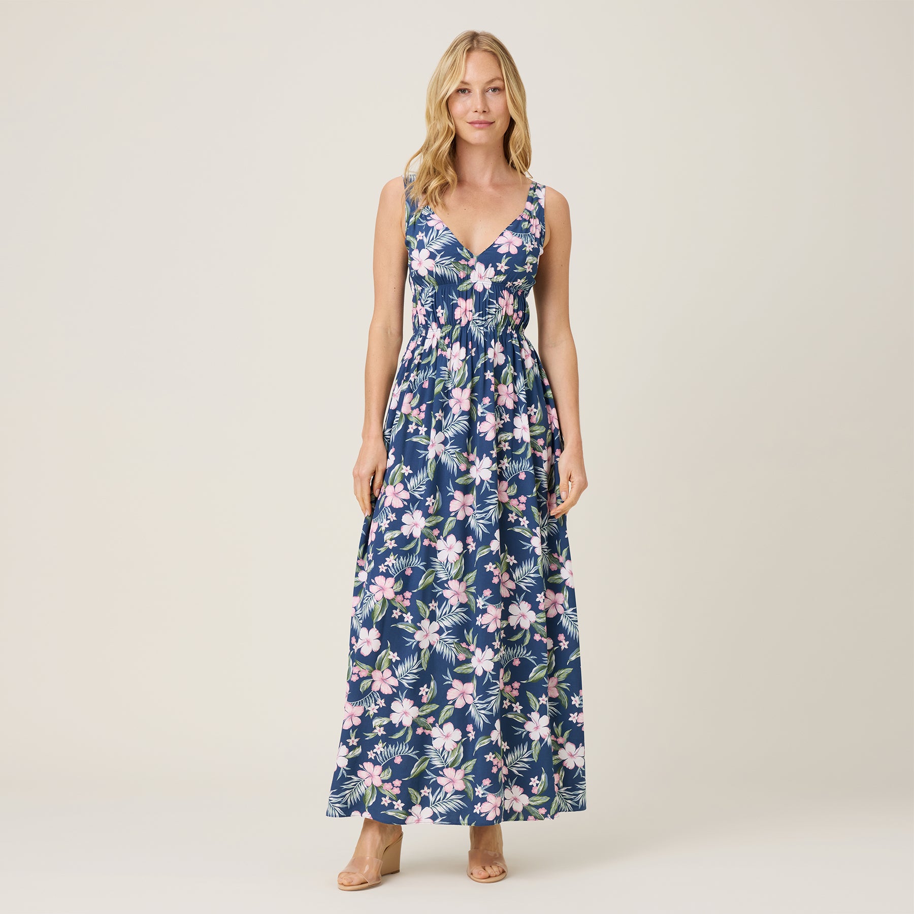Reyn Spooner MANOA BEAUTY EMILIA DRESS in INSIGNIA BLUE
