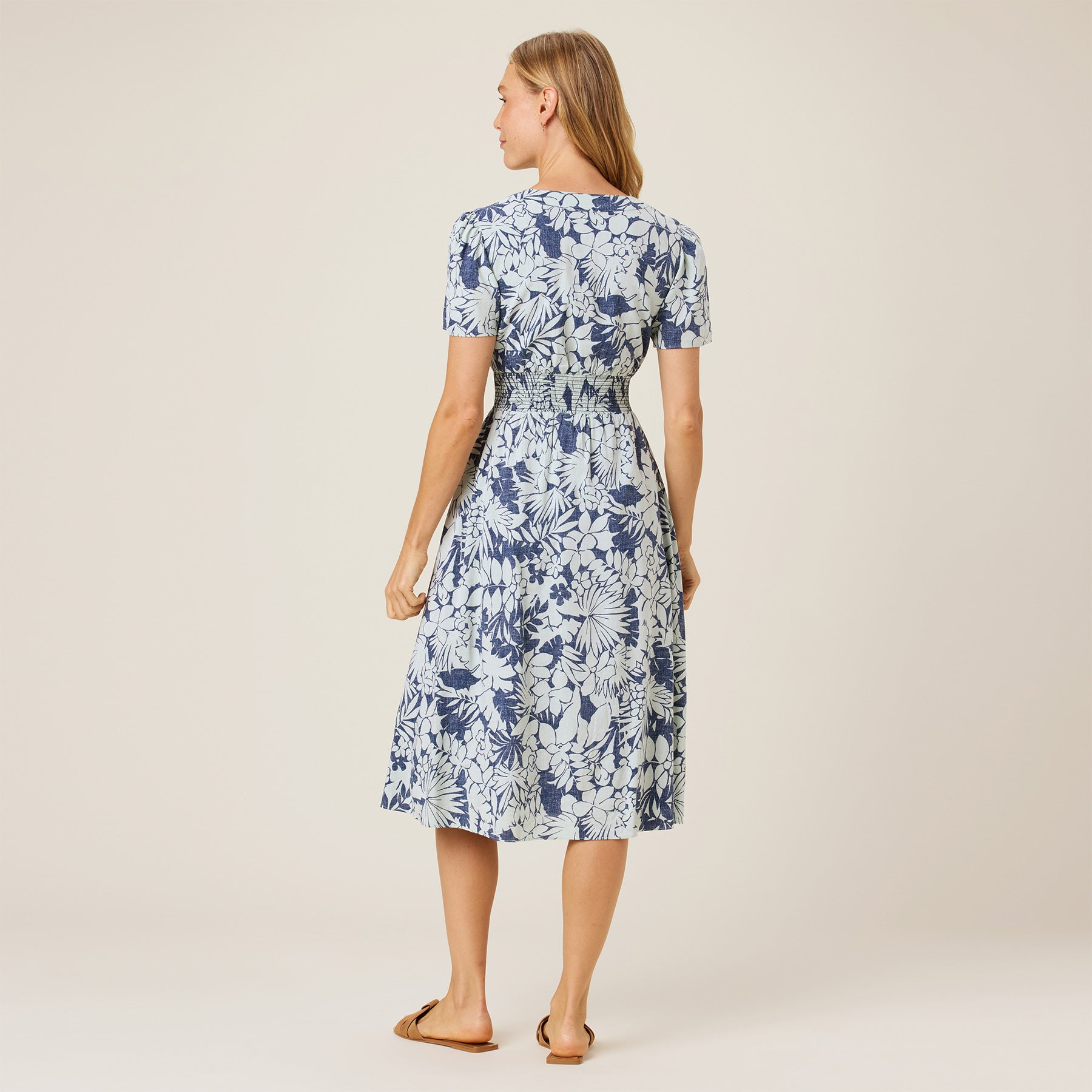Reyn Spooner MAUNA ULUPO HANNAH DRESS in NAVY