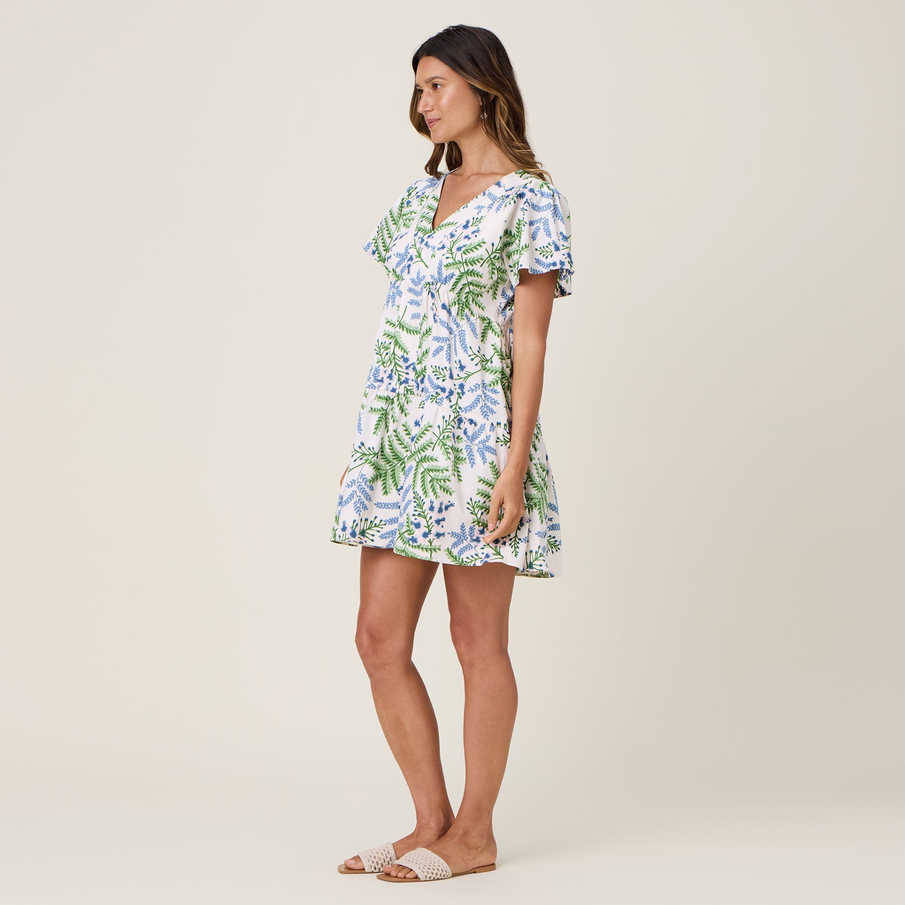 Reyn Spooner 'OHAI ALI'I PAISLEY DRESS in OFF WHITE
