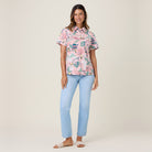 Reyn Spooner PEANUTS IN JAPAN ABBY TOP in PINK