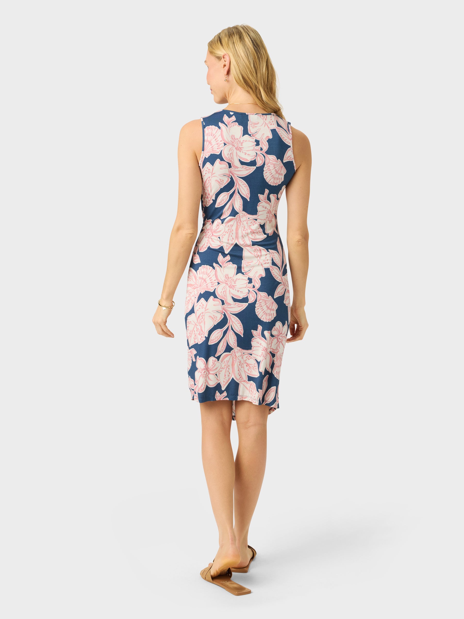 Reyn Spooner SUNRISE SEASHELL GIANNA DRESS in NAVY