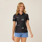 Reyn Spooner WOMEN'S UNIVERSITY OF HAWAI'I GAME DAY PERFORMANCE POLO in BLACK