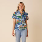 Reyn Spooner WOMEN'S SEATTLE MARINERS SCENIC CAMP SHIRT in SCENIC