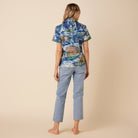 Reyn Spooner WOMEN'S SEATTLE MARINERS SCENIC CAMP SHIRT in SCENIC