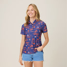 Reyn Spooner MLB® WOMEN'S HOUSTON ASTROS HOMETOWN PERFORMANCE POLO in NAVY