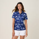 Reyn Spooner WOMEN'S DALLAS COWBOYS GAME DAY PERFORMANCE POLO in NAVY