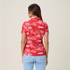 Reyn Spooner WOMEN'S KANSAS CITY CHIEFS GAME DAY PERFORMANCE POLO in RED