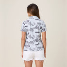 Reyn Spooner WOMEN'S LAS VEGAS RAIDERS GAME DAY PERFORMANCE POLO in SILVER