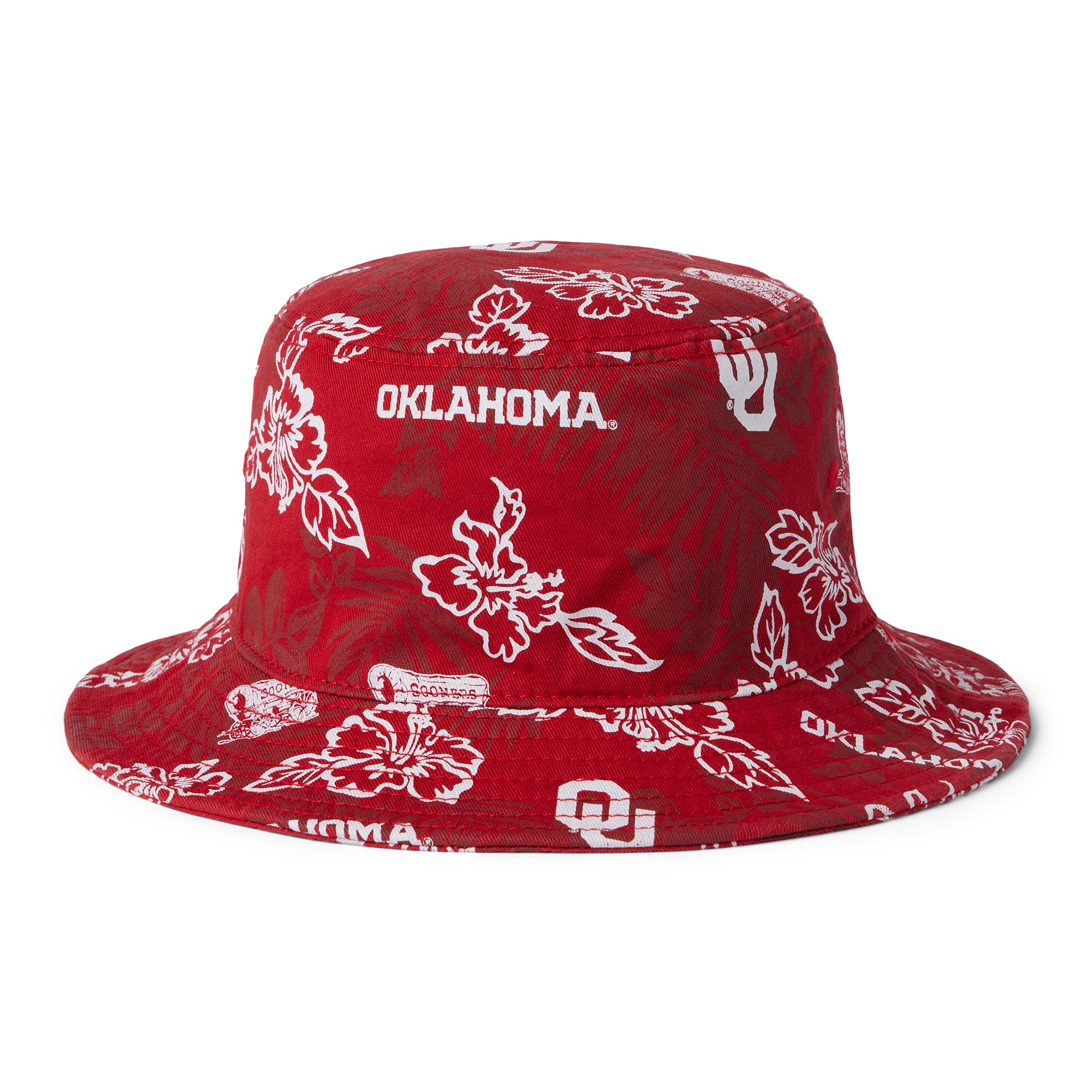 Reyn Spooner UNIVERSITY OF OKLAHOMA BUCKET HAT in RED