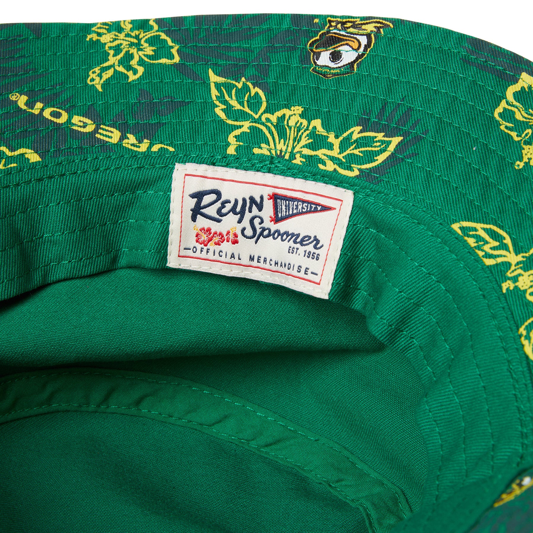 Reyn Spooner UNIVERSITY OF OREGON BUCKET HAT in GREEN