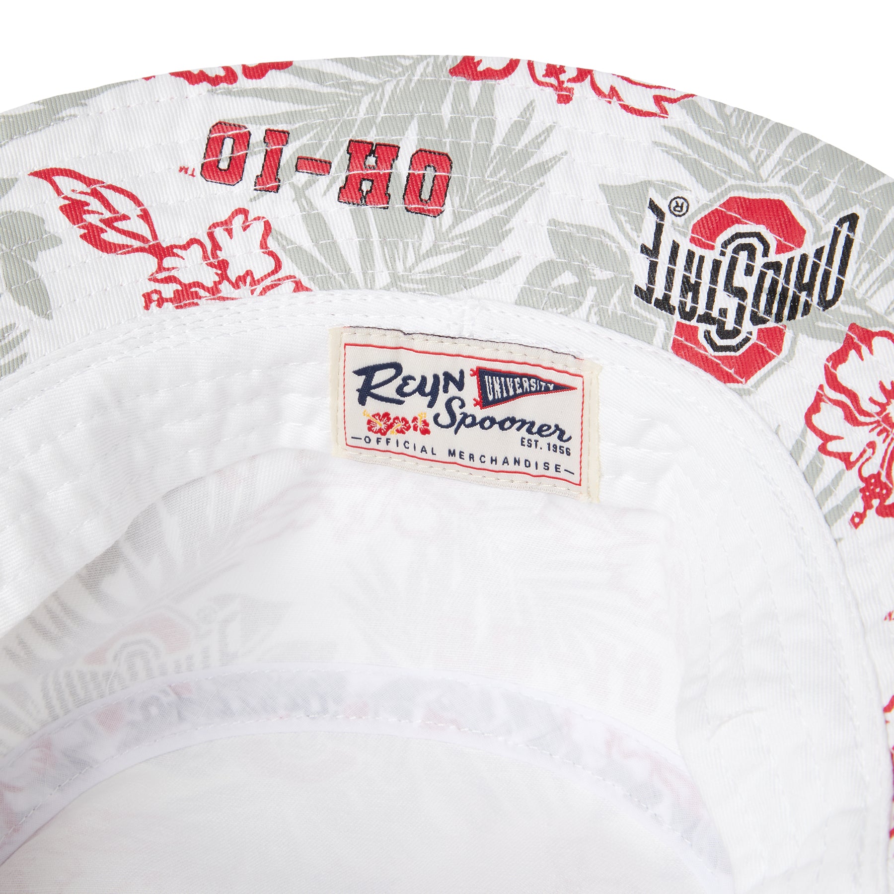 Reyn Spooner THE OHIO STATE UNIVERSITY BUCKET HAT in WHITE