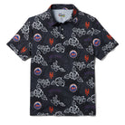 Reyn Spooner NEW YORK METS PUA PERFORMANCE POLO in BLACK