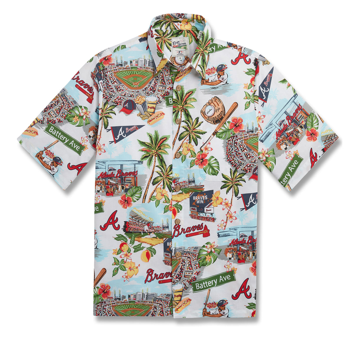 ATLANTA BRAVES SCENIC / 100% Cotton – Reyn Spooner