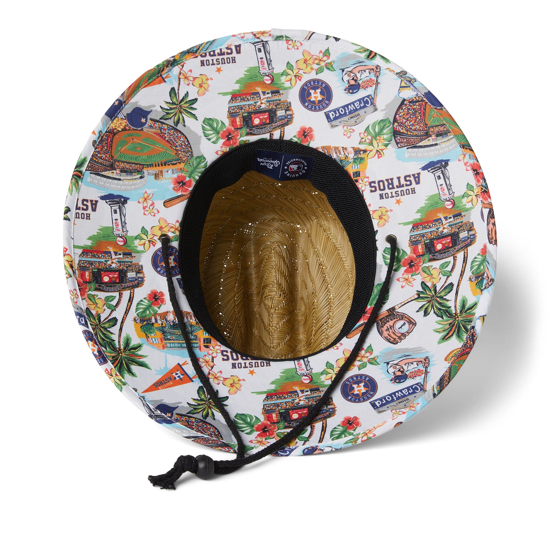 Reyn Spooner HOUSTON ASTROS SCENIC STRAW HAT in SCENIC