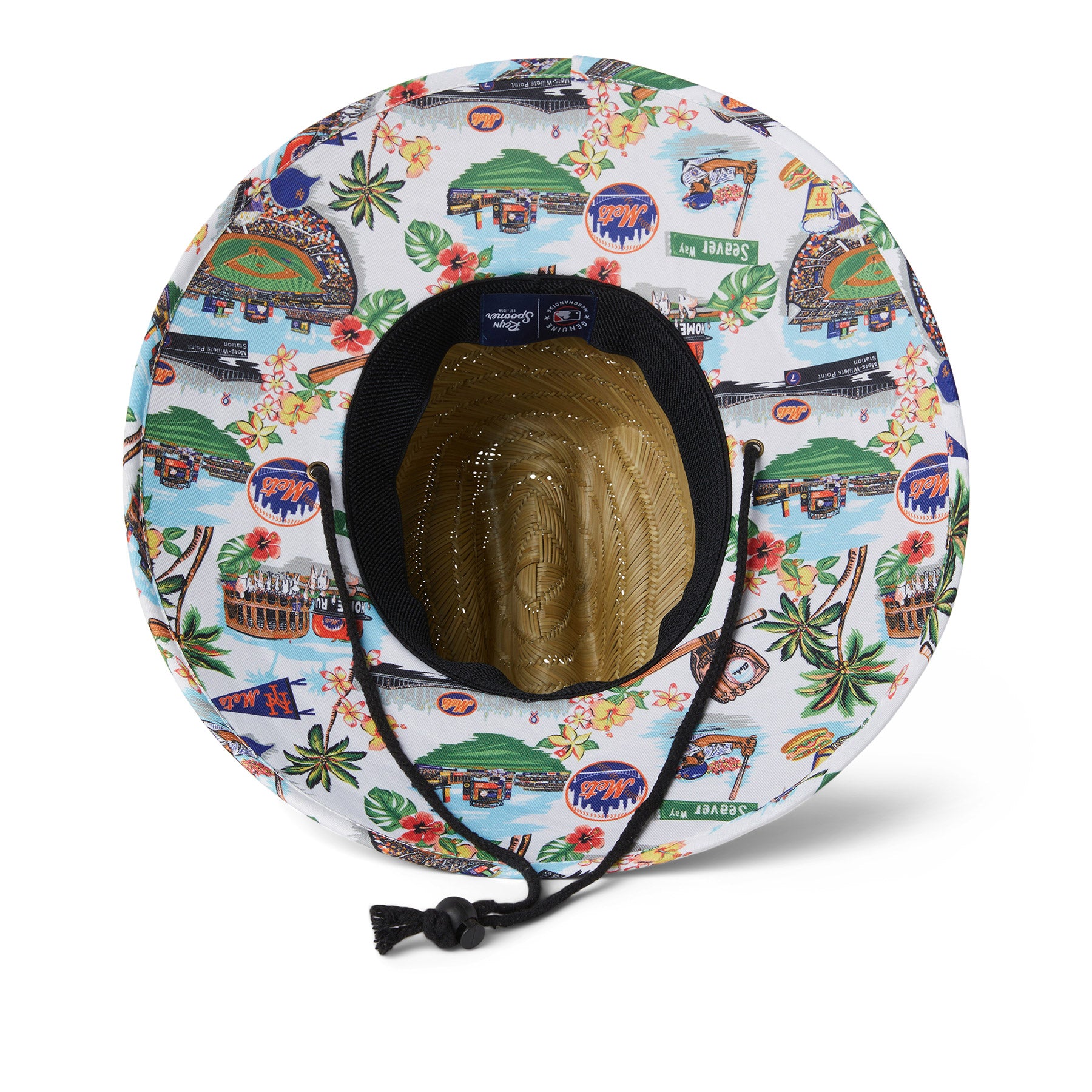 Reyn Spooner NEW YORK METS SCENIC STRAW HAT in SCENIC