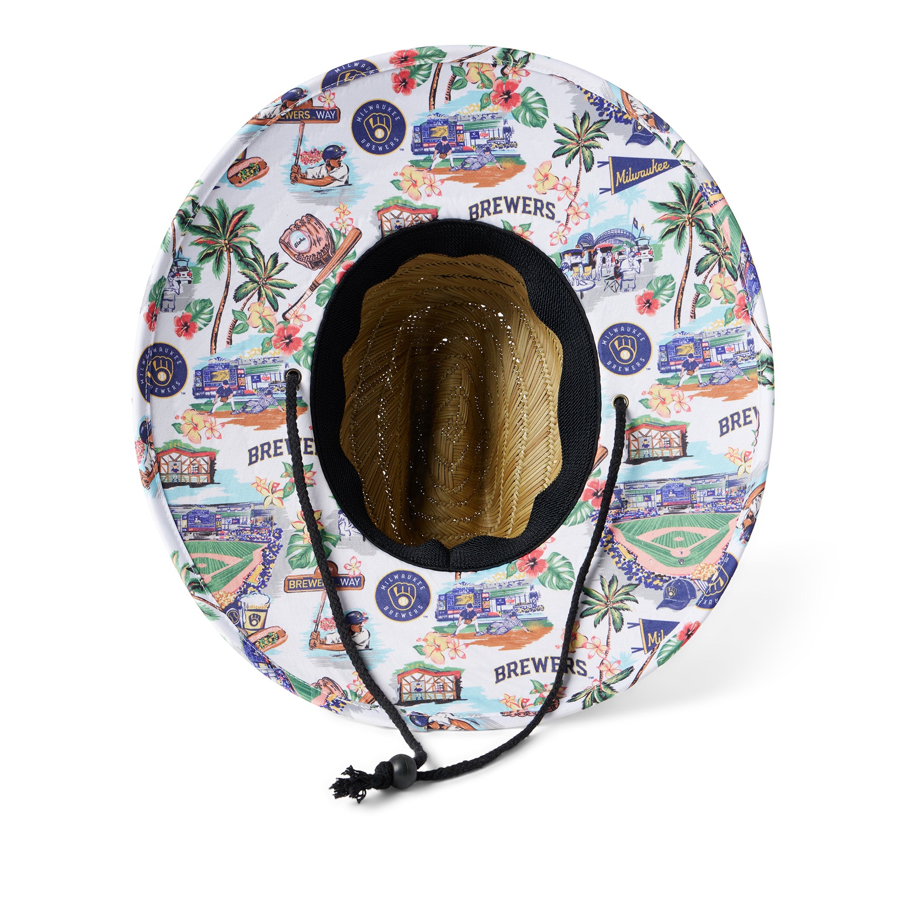 Reyn Spooner MILWAUKEE BREWERS SCENIC STRAW HAT in SCENIC