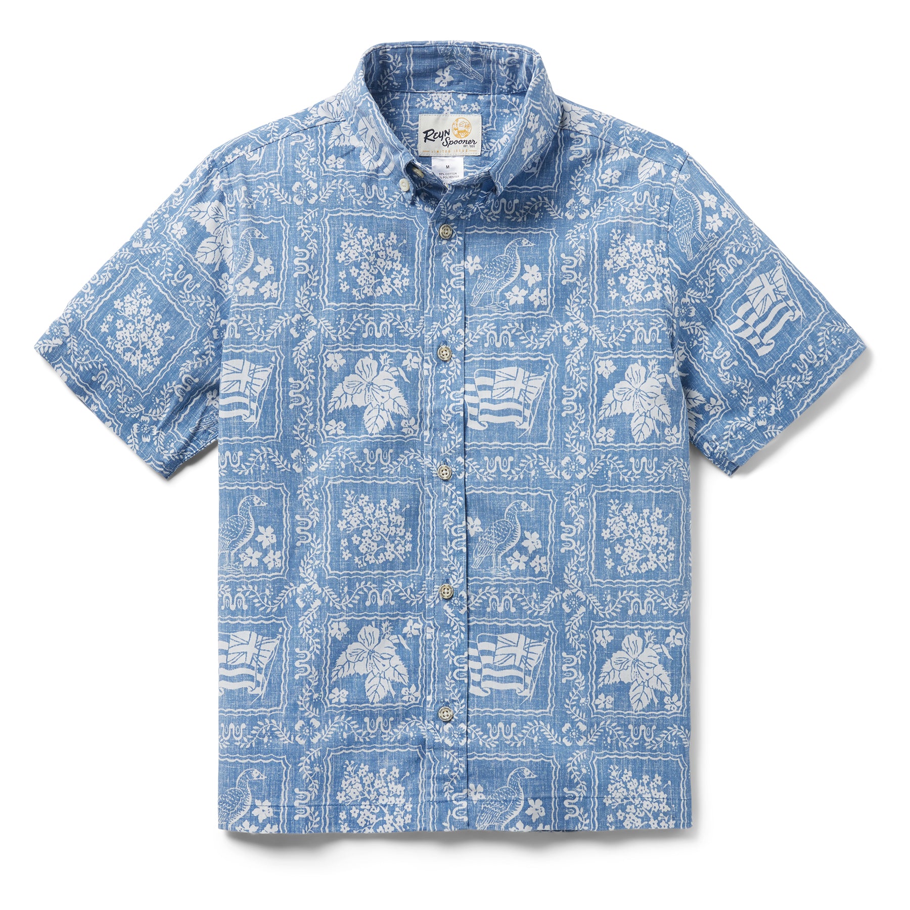 Reyn Spooner LAHAINA SAILOR YOUTH SHIRT in DENIM