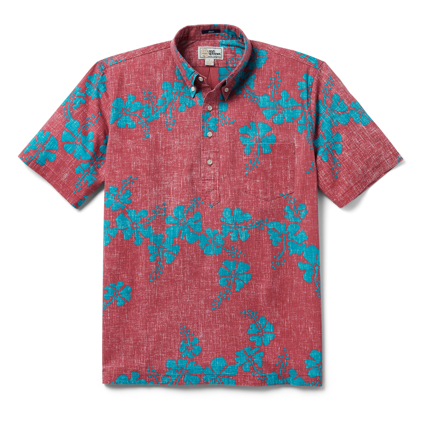 Reyn Spooner 50TH STATE FLOWER PULLOVER in RED