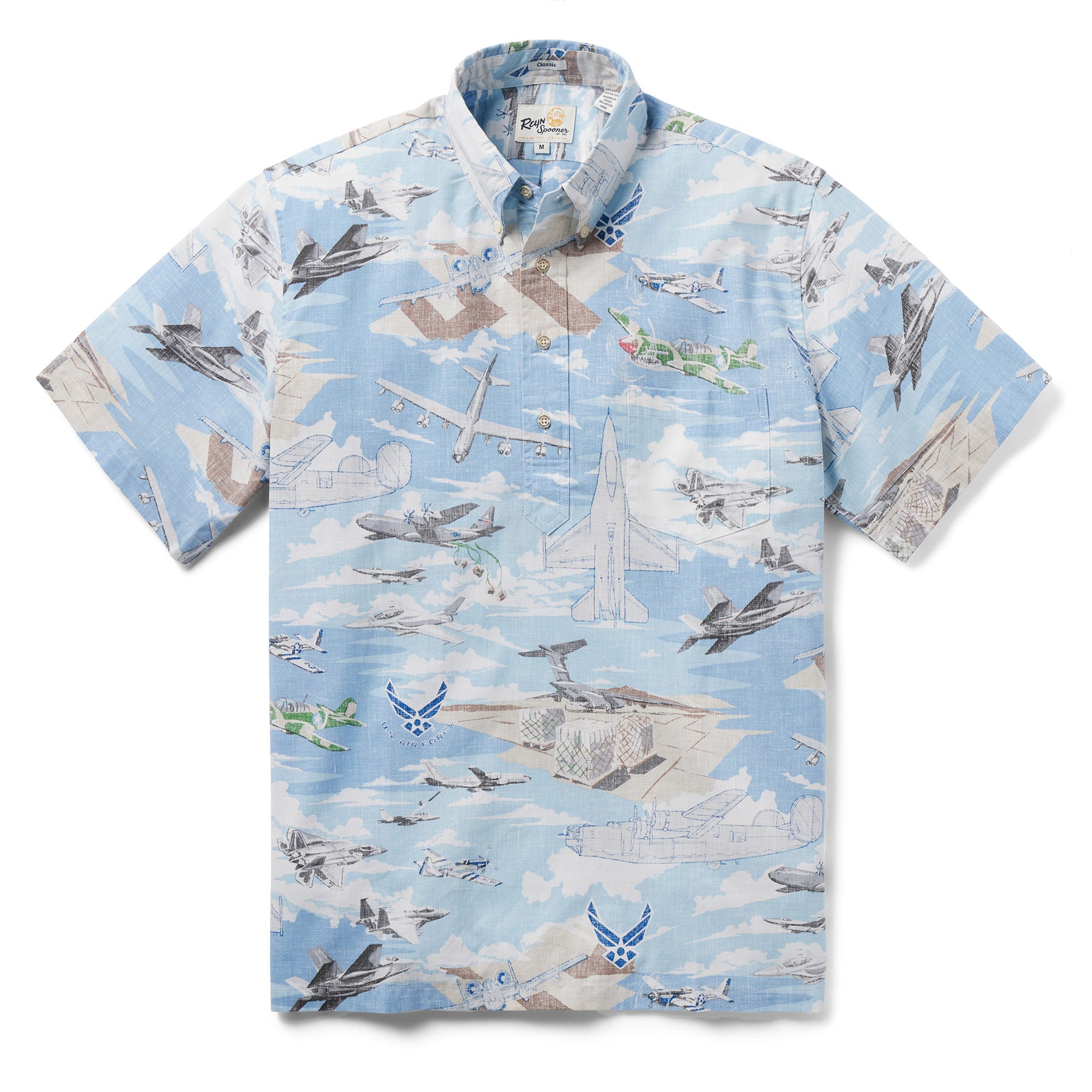 Reyn Spooner AIR FORCE FLYIN' PULLOVER in BLUE