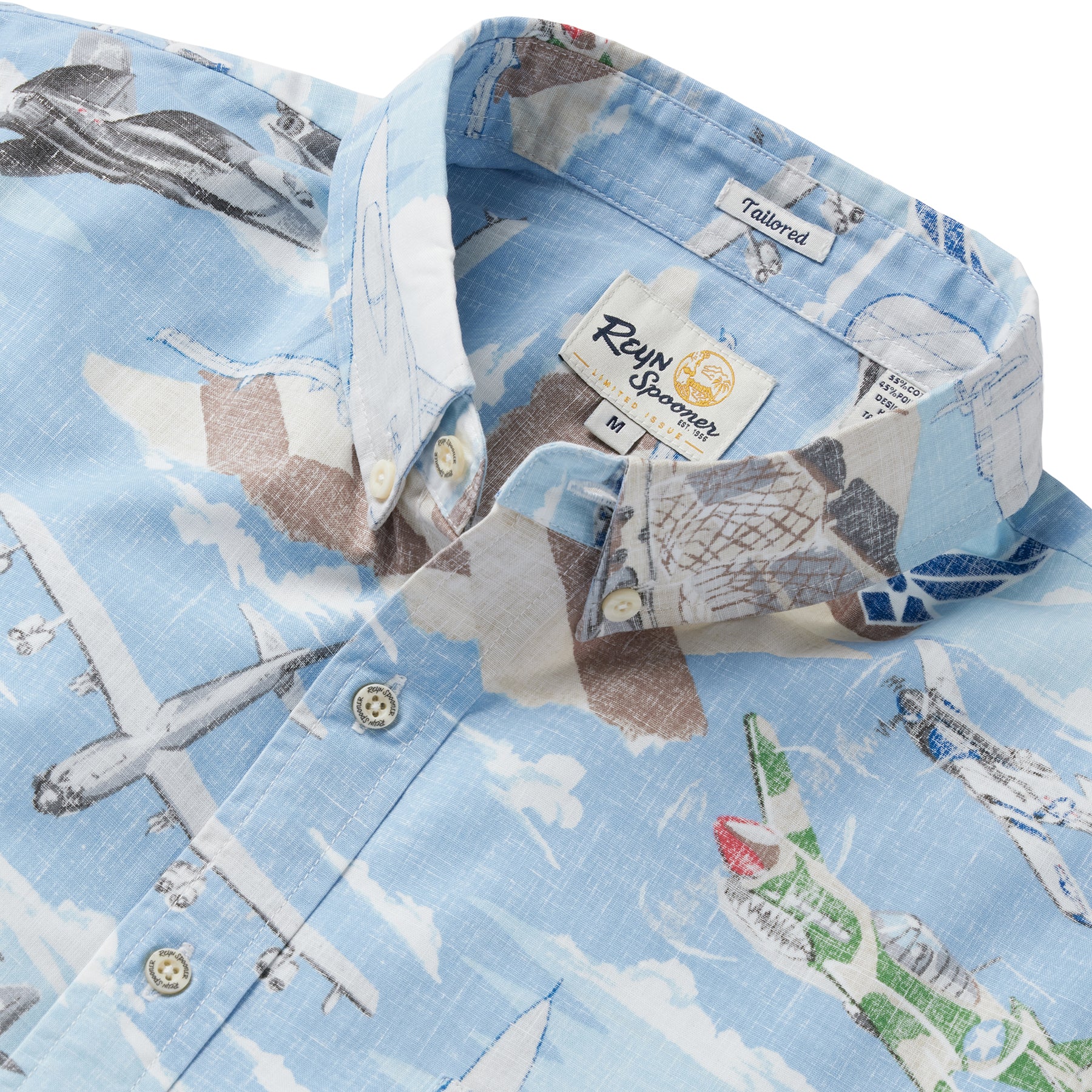 Reyn Spooner AIR FORCE FLYIN' TAILORED in BLUE