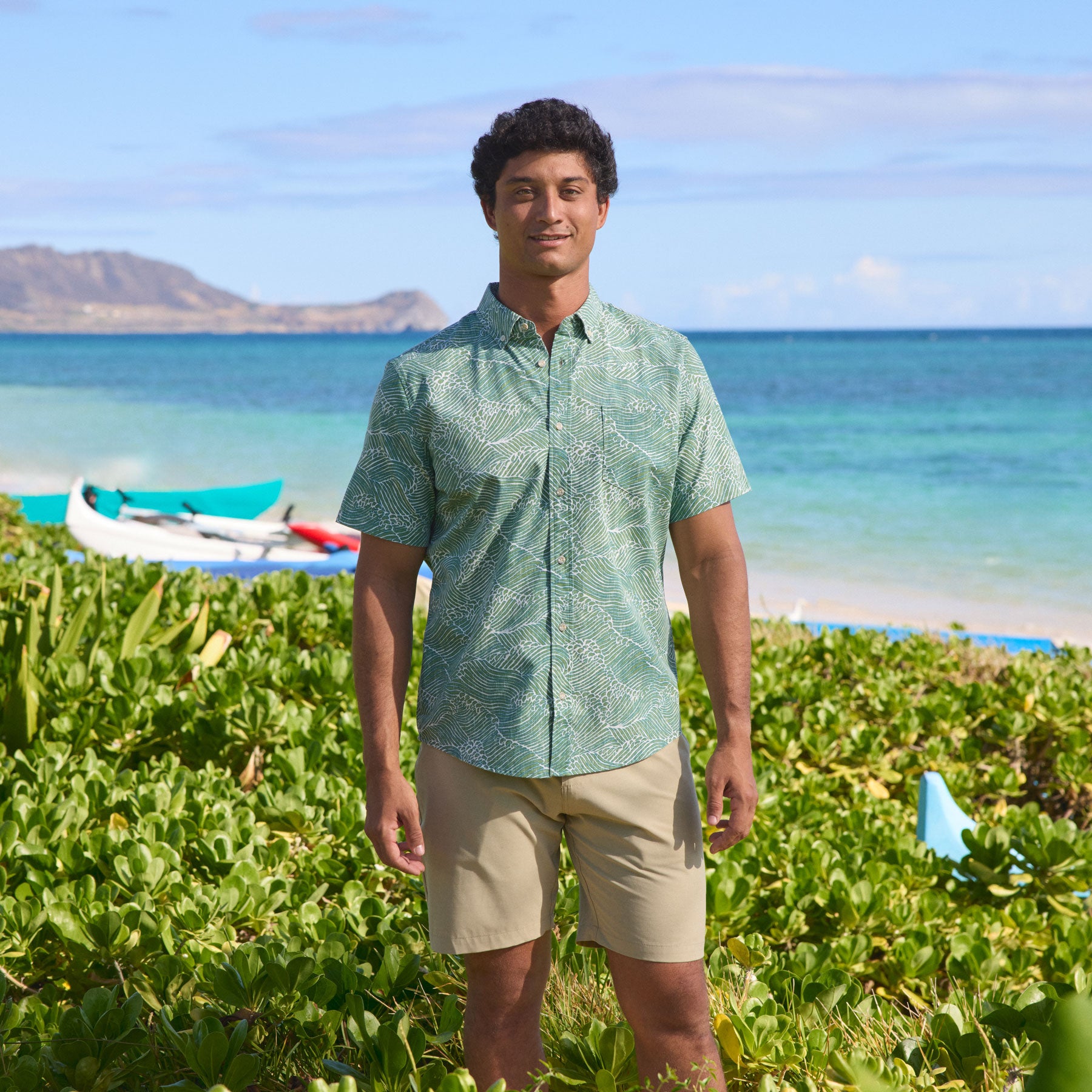 MOLOKAI CHANNEL MEN'S ALOHA SHIRT | Reyn Spooner