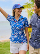 Reyn Spooner MLB® WOMEN'S CHICAGO CUBS GAME DAY POLO in BLUE