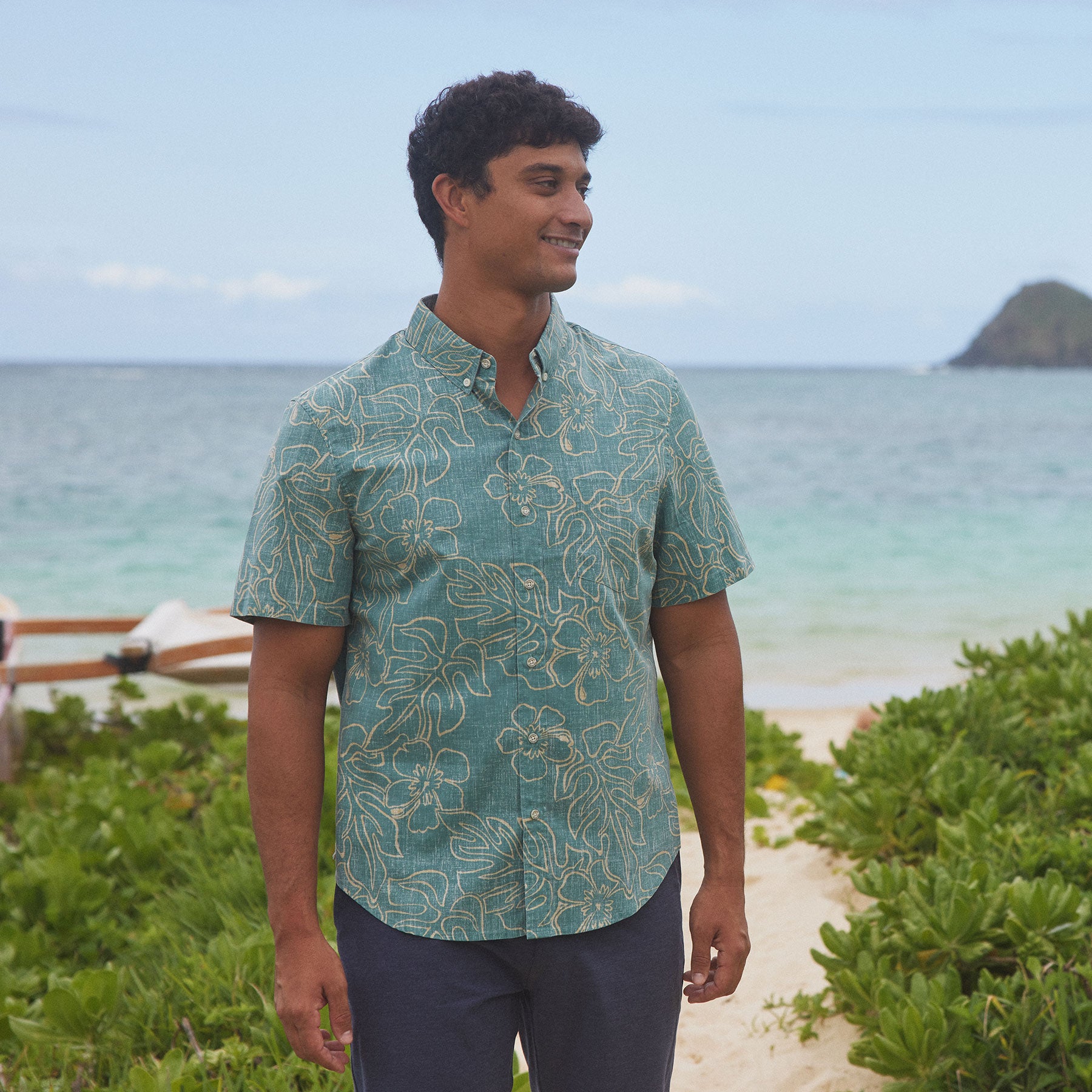 MONSTERA INK MEN'S SHIRT | Reyn Spooner