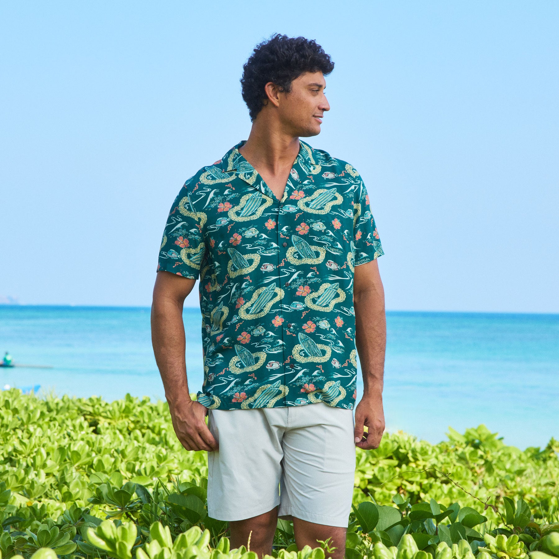 SURF CLUB MEN'S RAYON CAMP SHIRT | Reyn Spooner
