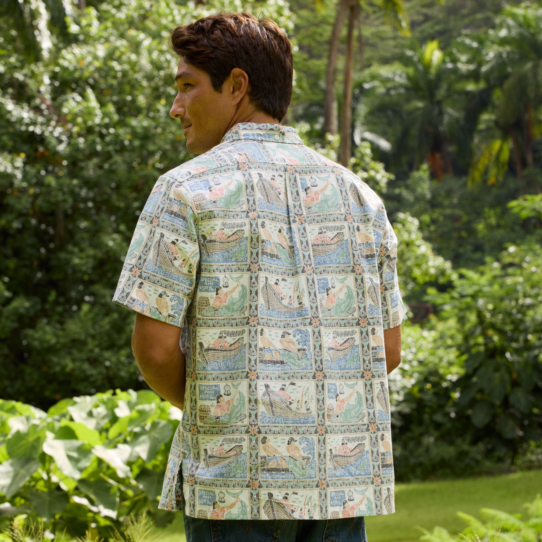 SASHIMI MARU MEN'S ALOHA SHIRT | Reyn Spooner