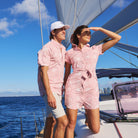 Reyn Spooner LAHAINA SAILOR VIOLET DRESS in BLUSH